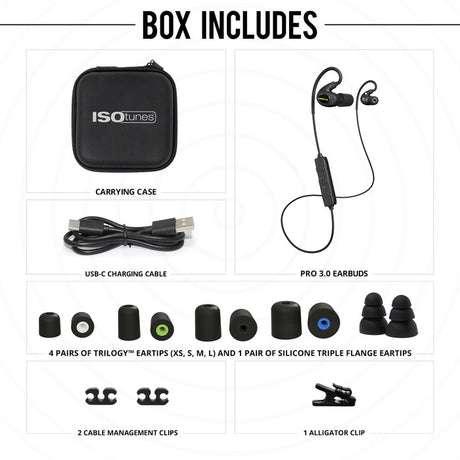 ISOtunes PRO 3.0 Earbuds - Black